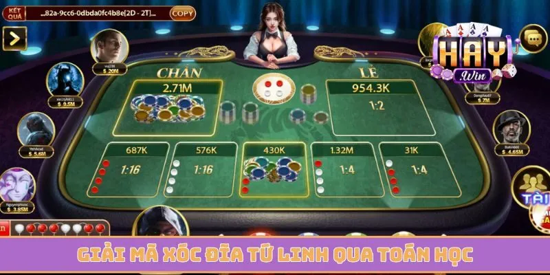 Giải mã xóc đĩa Tứ Linh qua toán học với xác suất thắng cao