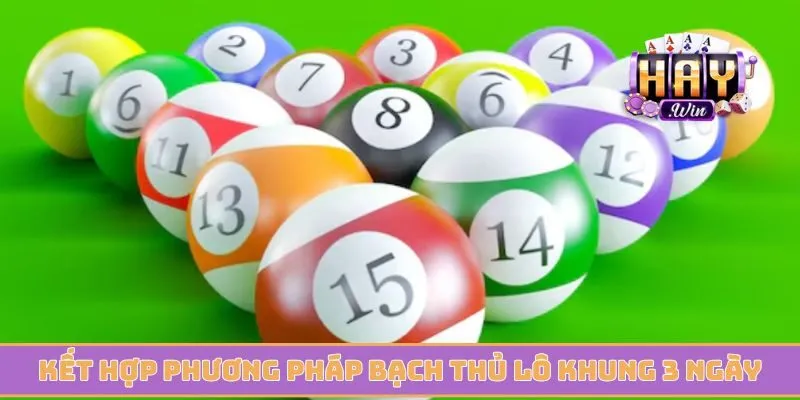 Kết hợp phương pháp bạch thủ lô khung 3 ngày thành công