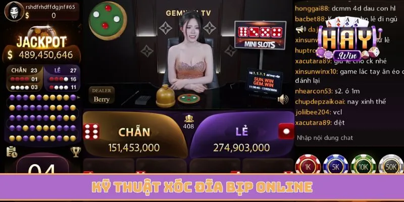 Kỹ thuật xóc đĩa bịp online được thiết kế tinh xảo