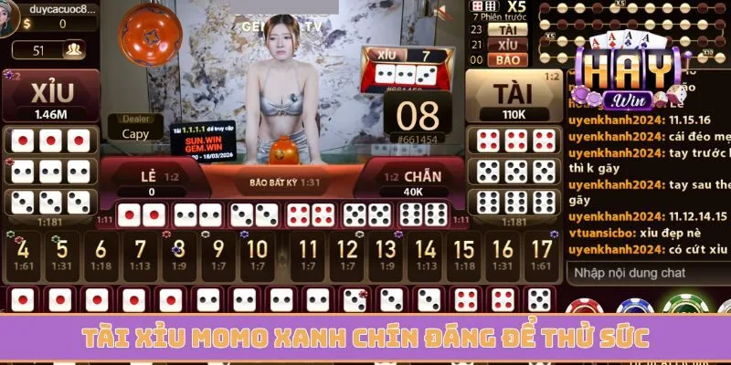 Tài xỉu Momo đảm bảo tính xanh chín đáng để thử sức