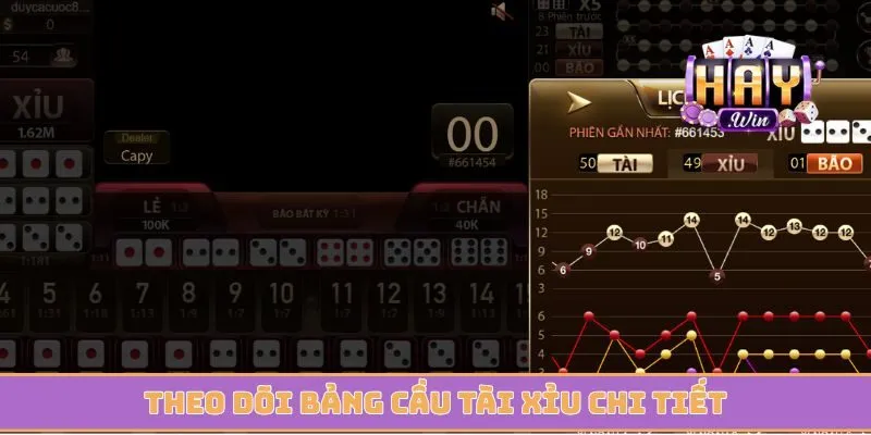 Bảng cầu tài xỉu nhận diện cầu 1-1 với tần suất cụ thể