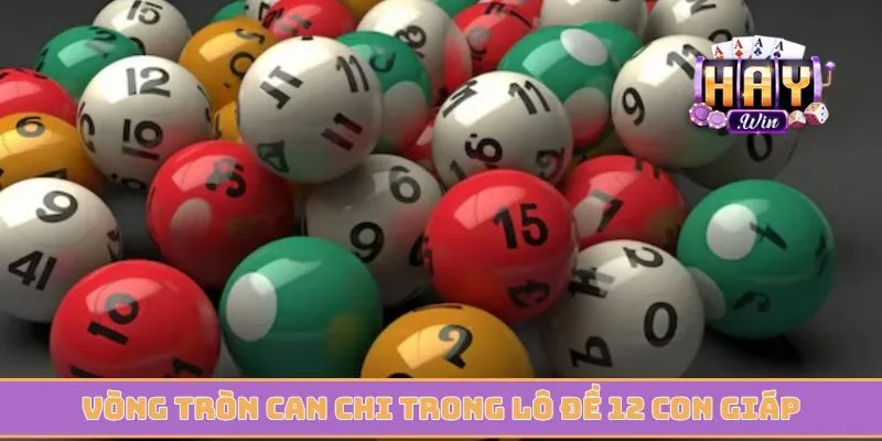 Vòng tròn can chi trong lô đề 12 con giáp chốt số thành công